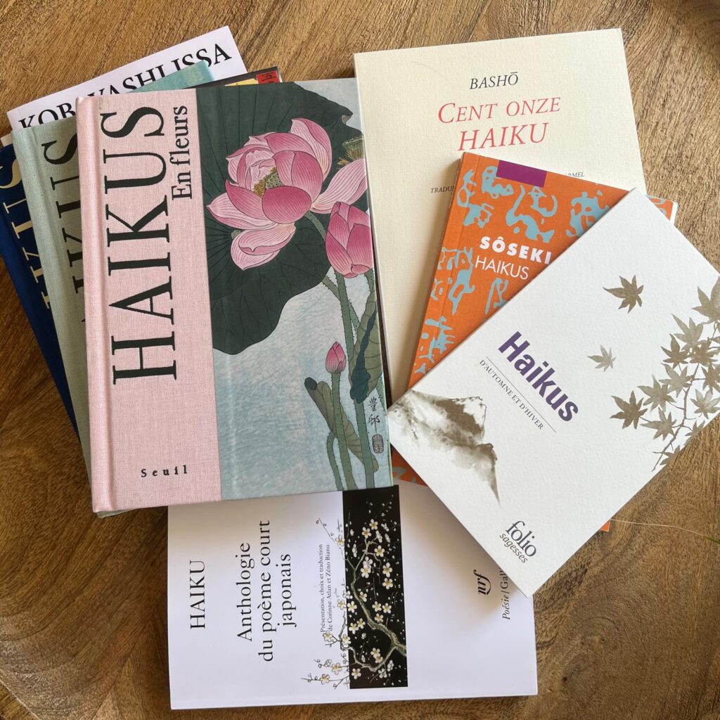 livres de poèmes courts japonais : haiku